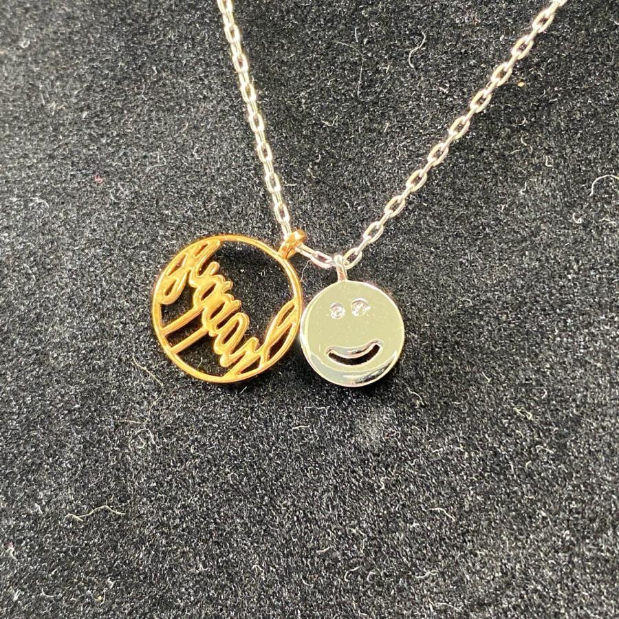 g29 SWAROVSKI スワロフスキー Happy Smile ハッピースマイルチャーム ネックレス シルバー ラインストーン アクセサリー ラグジュアリー |  | 03