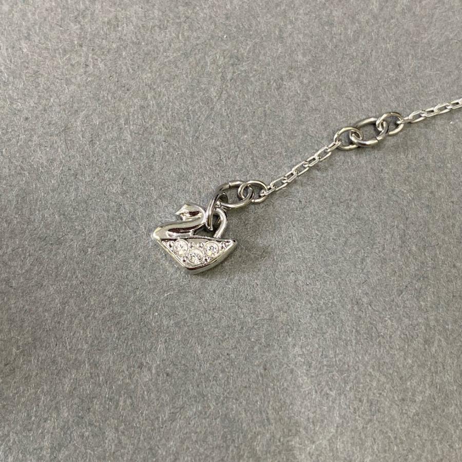 g29 SWAROVSKI スワロフスキー Happy Smile ハッピースマイルチャーム ネックレス シルバー ラインストーン アクセサリー ラグジュアリー |  | 06