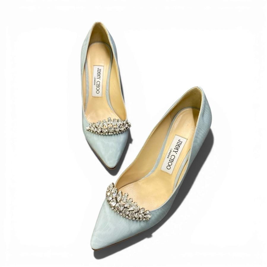 2026年最新】Yahoo!オークション -jimmy choo パンプス ブルーの中古品