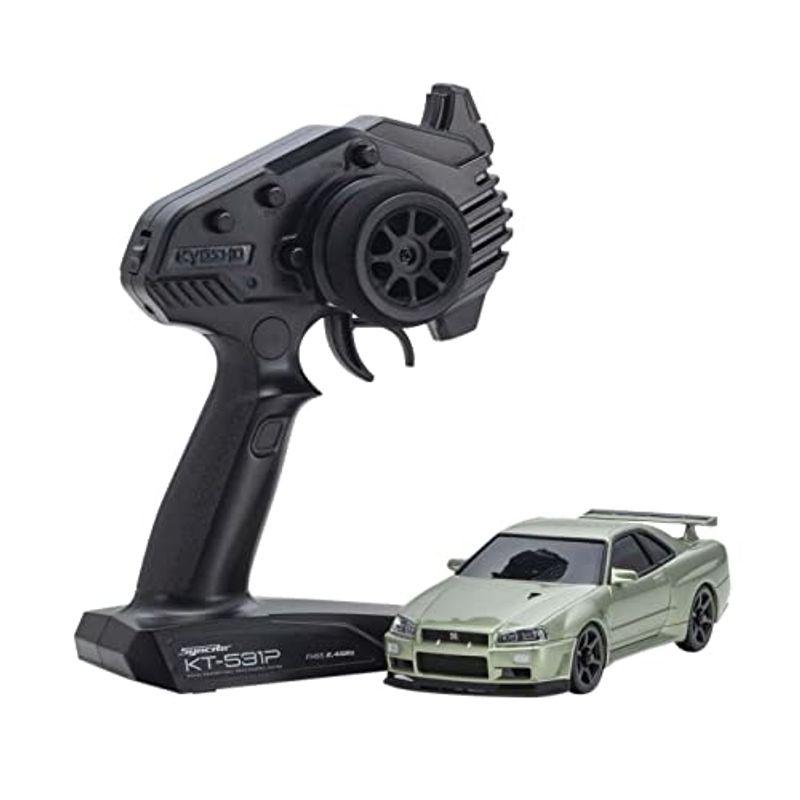 京商 ミニッツ AWD日産 スカイラインGT-R R34 V.specIIニュル ミレニアムジェイド 電動ラジオコントロール 32624MJ