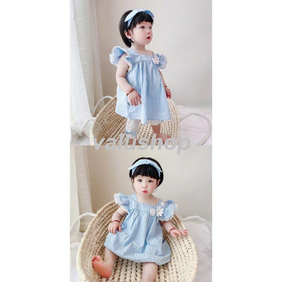 シャツとショートパンツ セット ベビー服 裾フリル 女の子 かわいい キッズ 子供 赤ちゃん ベビー服 女の子 セットアップ 出産祝い ギフト プレゼント 夏服 卸し売り購入