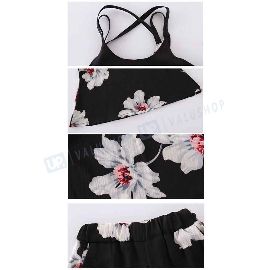 珍しい シャツ 半ズボン 上下セット 女の子 セットアップ キッズ 夏服 花柄 韓国子供服 子供用 韓国風 発表会 入学式 卒業式 ブラック 110 1 130 140 150 160cm 楽天カード分割 Www Aqtsolutions Com