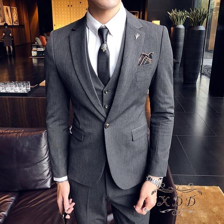 2色入 メンズスーツ セレモニースーツ 新作 スーツ 着痩せ 韓国風 お洒落 ジャケット 結婚式 発表会 面接 ビジネス 紳士 宴会 通勤 Ol 卒業式