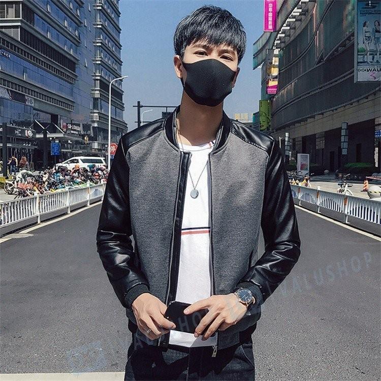 全商品オープニング価格 スタジャン M 3xl 5色 Pu 配色 お洒落 アウター ジャケット ジップアップ メンズジャケット 春服 19 メンズファション スタジャン ジッ メンズジャケット 春服 19 メンズファション ジャケット Kraftmuller Ma