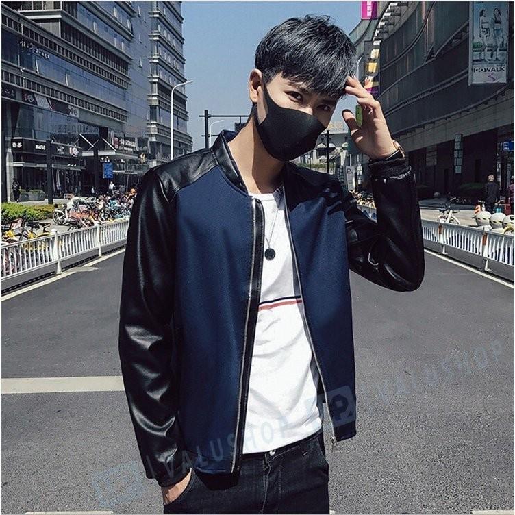 全商品オープニング価格 スタジャン M 3xl 5色 Pu 配色 お洒落 アウター ジャケット ジップアップ メンズジャケット 春服 19 メンズファション スタジャン ジッ メンズジャケット 春服 19 メンズファション ジャケット Kraftmuller Ma