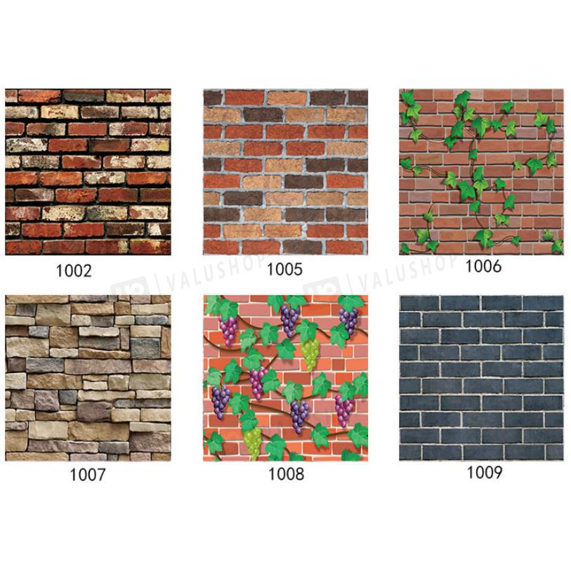 壁紙 レンガ シール 3d 立体感 剥がせる シール 北欧 オシャレ のり付き クロス カッティングシート ウォールステッカー 賃貸 模様替え インテ Xddbz006 Valu Shop 通販 Yahoo ショッピング