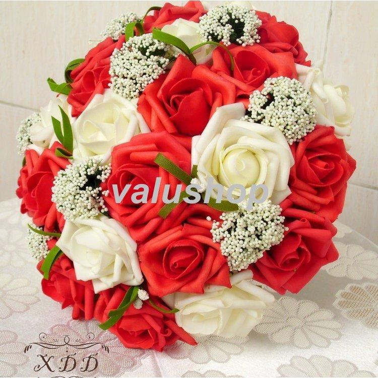 美品 ウエディングブーケ ブートニア 安い 結婚式 ブーケ 花嫁 アレンジメント 披露宴 ウェディング用 ローズ 造花 ブライダルブーケ 手作り Wantannas Go Id