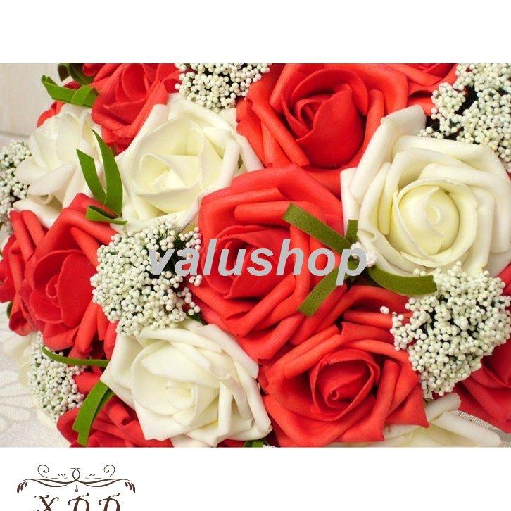 美品 ウエディングブーケ ブートニア 安い 結婚式 ブーケ 花嫁 アレンジメント 披露宴 ウェディング用 ローズ 造花 ブライダルブーケ 手作り Wantannas Go Id