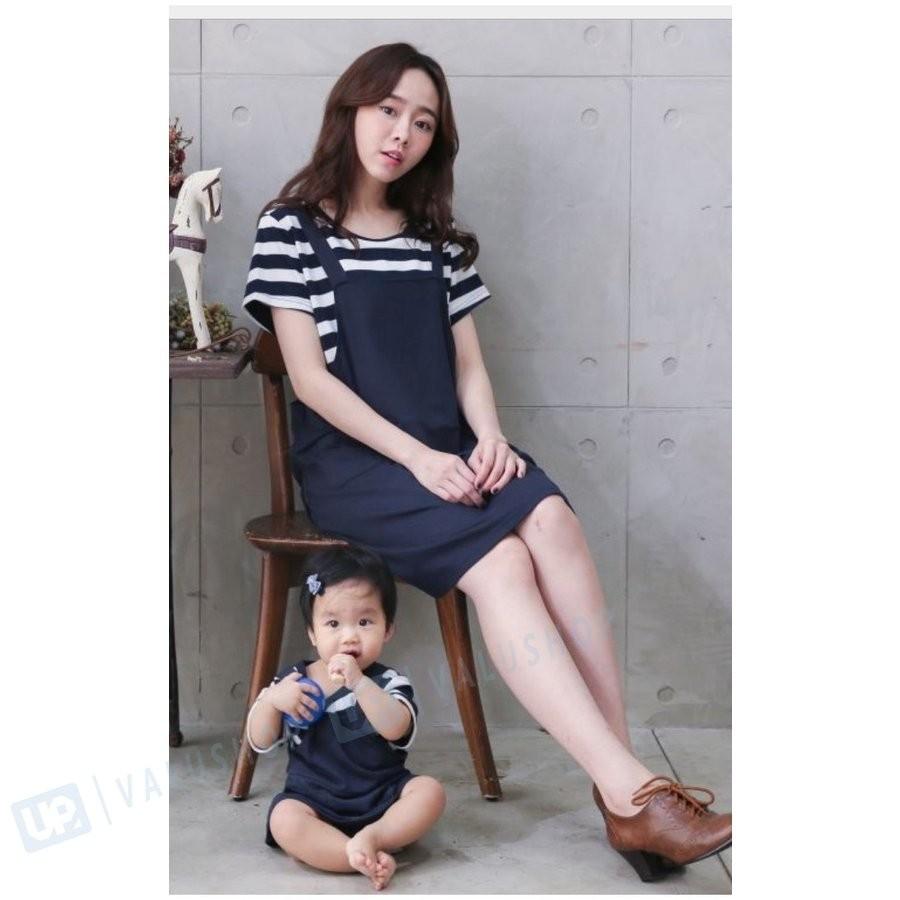 ママ 乳児 親子 ベビー お揃い服 半袖 授乳口付き ワンピース 2点セット 夏用 ボーダー 新生児 ロンパース 出産祝い 妊婦 夏ワンピ マタニティ 産前産後ウェア Y0417 Valu Shop 通販 Yahoo ショッピング