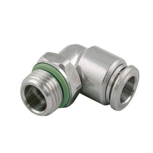 Φ10×G1/2(15A) SUS316Lワンタッチチューブ継手 ハーフエルボ平行ねじ