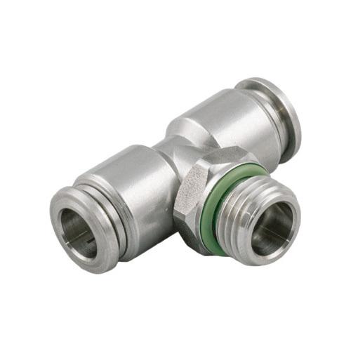 Φ6×G1/4(8A) SUS316Lワンタッチチューブ継手 ハーフチーズ平行 Φ6×G1/4(8A) SUS316Lワンタッチチューブ継手 ハーフチーズ平行