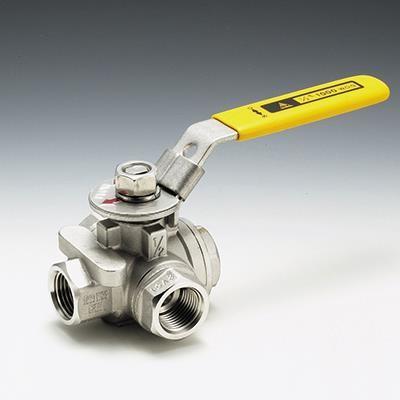即日出荷 ステンレス 3方ボールバルブ Lポート ねじ込み Scs14a Sus316相当 V32l 04 1 2 15a 高い素材 Www Muslimaidusa Org