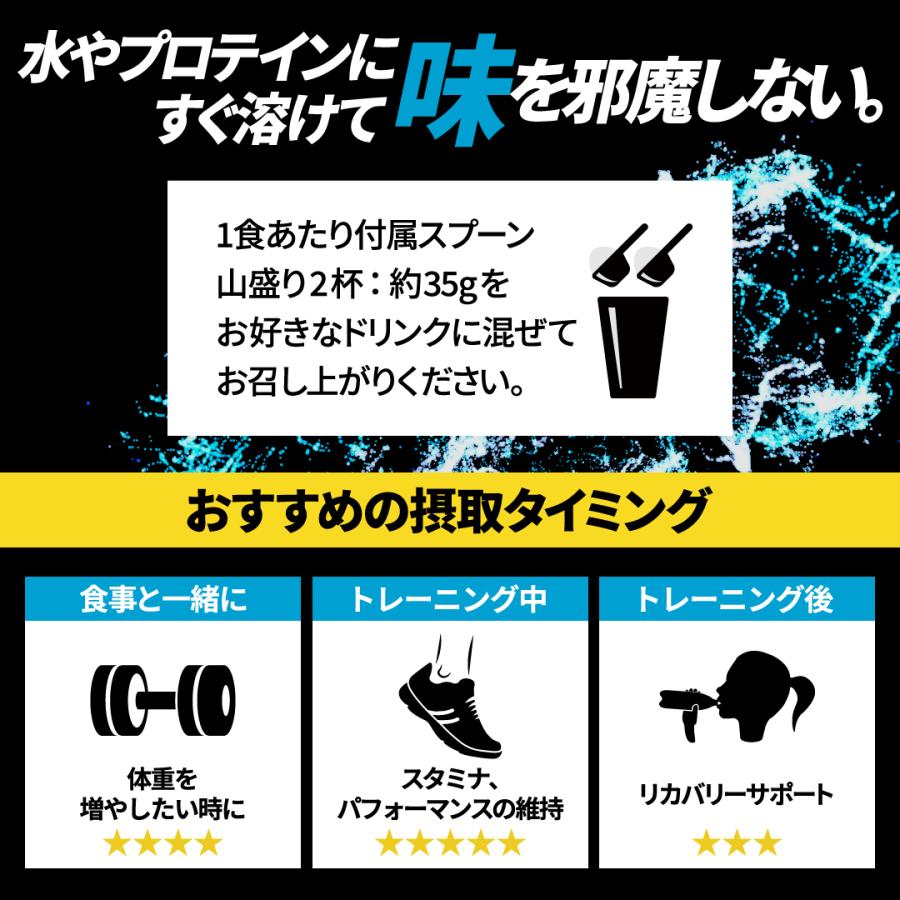 【VALX CARBO POWDER】カーボパウダー 安心の国内製造 デキストリン 糖質補給 クラスターデキストリン パフォーマンス 栄養補給 山本義徳 | VALX | 05