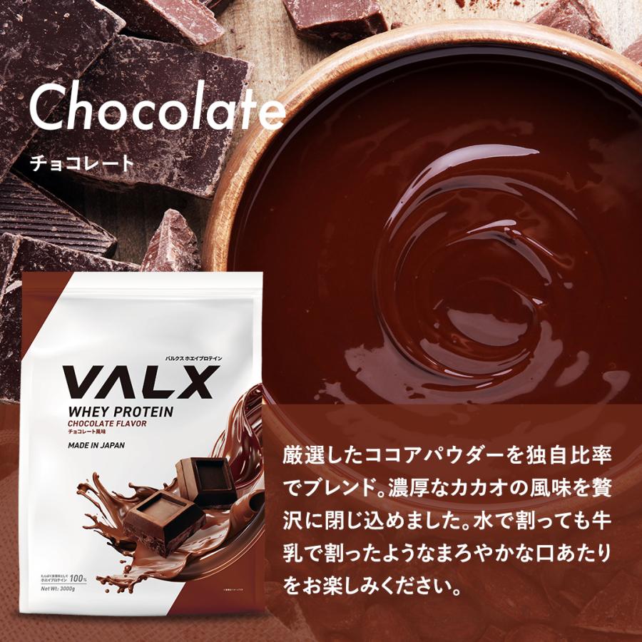 VALX バルクス ホエイ プロテイン チョコレート風味 3kg VALX バルクス ホエイプロテイン WPC 大容量 山本義徳 3kg 女性