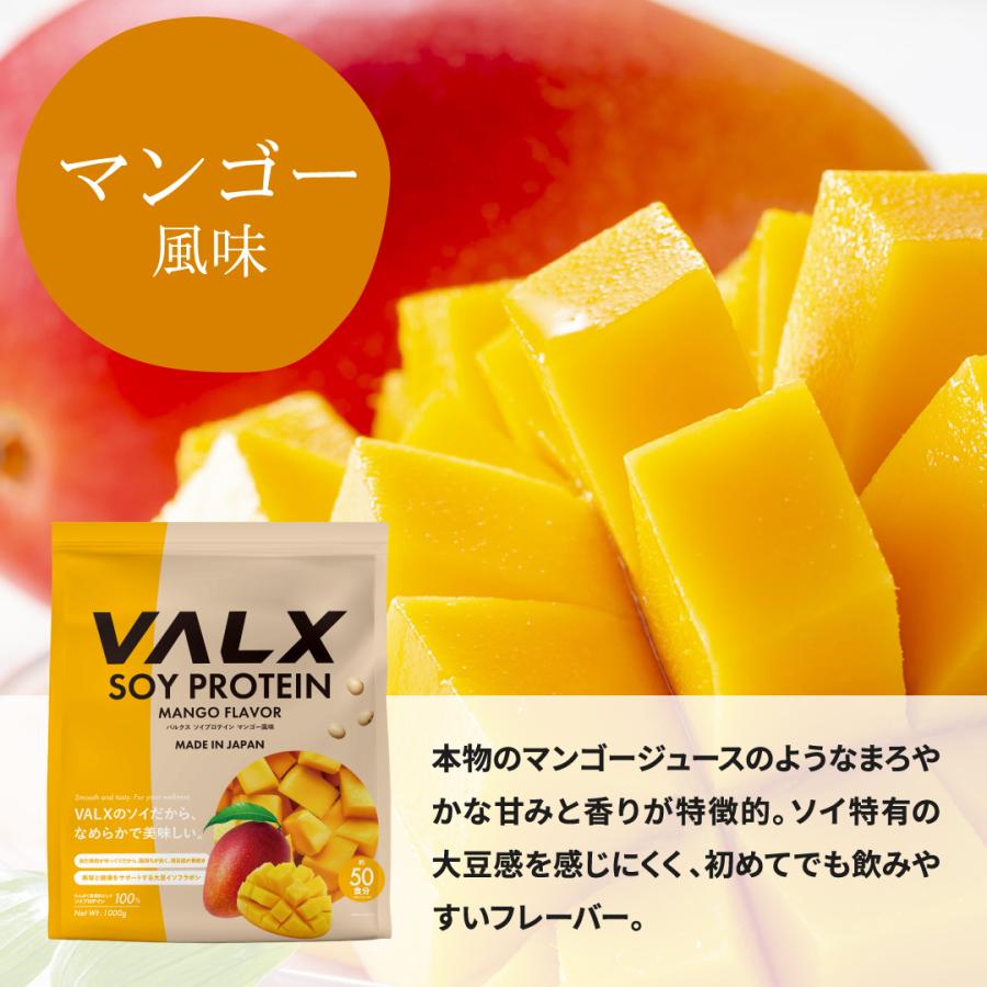 VALX ソイプロテイン【7つの味から選べる2Kgセット】1kg×2袋 (2kg) 植物性 大豆 プロテイン タンパク質 女性 置き換え ダイエット 美容 筋トレ バルクス | VALX | 08