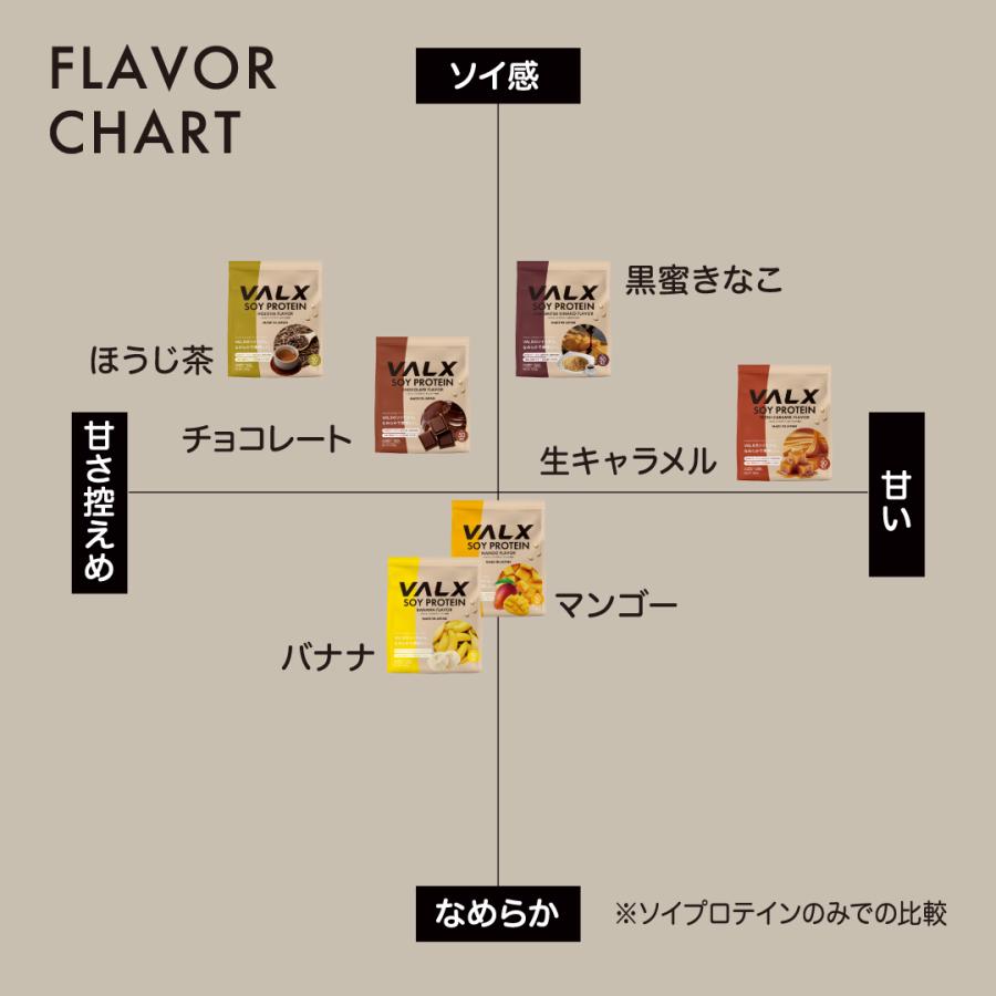 VALX ソイプロテイン【7つの味から選べる2Kgセット】1kg×2袋 (2kg) 植物性 大豆 プロテイン タンパク質 女性 置き換え ダイエット 美容 筋トレ バルクス | VALX | 02
