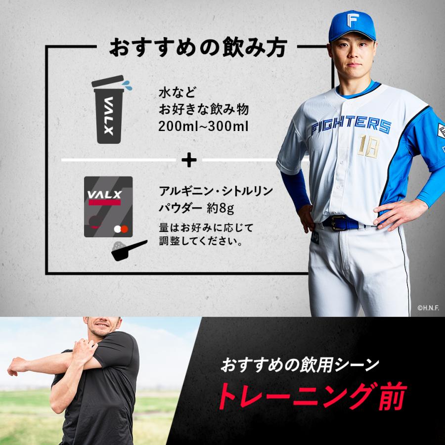【VALX アルギニン・シトルリンパウダー】アセロラ風味 ブラッドオレンジ風味 ブルーベリーカシス風味 山本義徳 240g プレワークアウト バルクス | VALX | 09