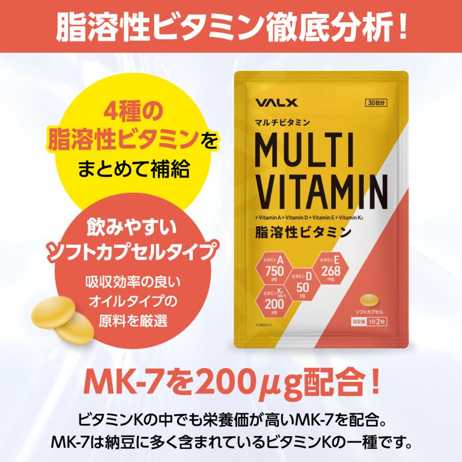 【値下】アリックス  ビタミン サプリ VALX マルチビタミン 脂溶性ビタミン サプリメント サプリ