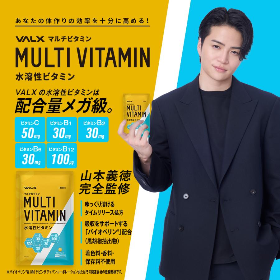 VALX（バルクス） マルチビタミン 水溶性ビタミン サプリメント サプリ