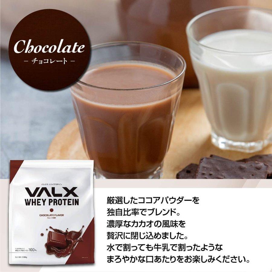 VALX (バルクス) ホエイプロテイン WPC チョコレート風味 山本義徳 1kg  女性 男性｜valx｜07