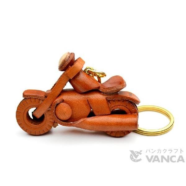 本革製キーホルダー アメリカンバイク バンカクラフト 革物語 VANCA