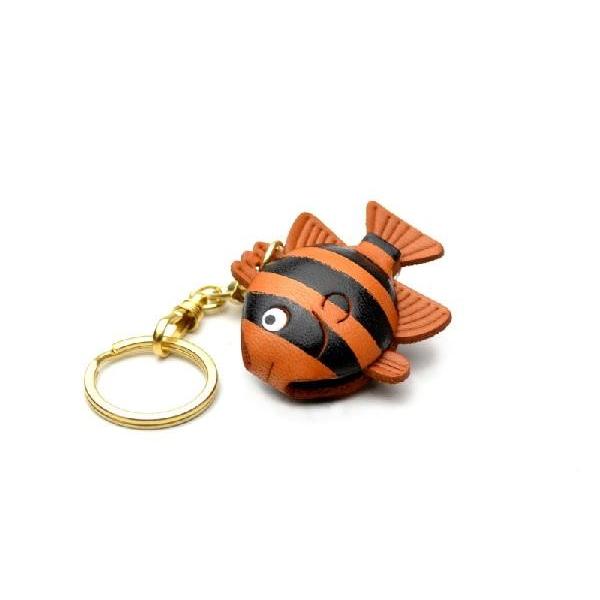 本革製キーホルダー イシダイ バンカクラフト 革物語 VANCA CRAFT