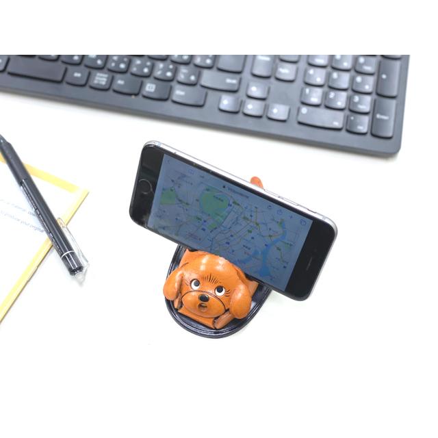 スマホスタンド トイプードル スマホ立て 送料無料 着後レビューで名
