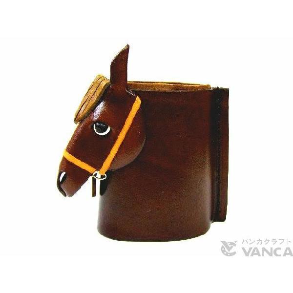 馬頭 黒茶 動物 メガネスタンド メガネ入れ 送料無料 着後レビューで名入れ無料 楽しい革雑貨の贈り物 Vanca Craft 通販 Yahoo ショッピング