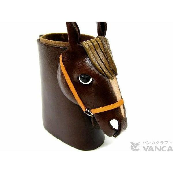馬頭 黒茶 動物 メガネスタンド メガネ入れ 送料無料 着後レビューで名入れ無料 楽しい革雑貨の贈り物 Vanca Craft 通販 Yahoo ショッピング