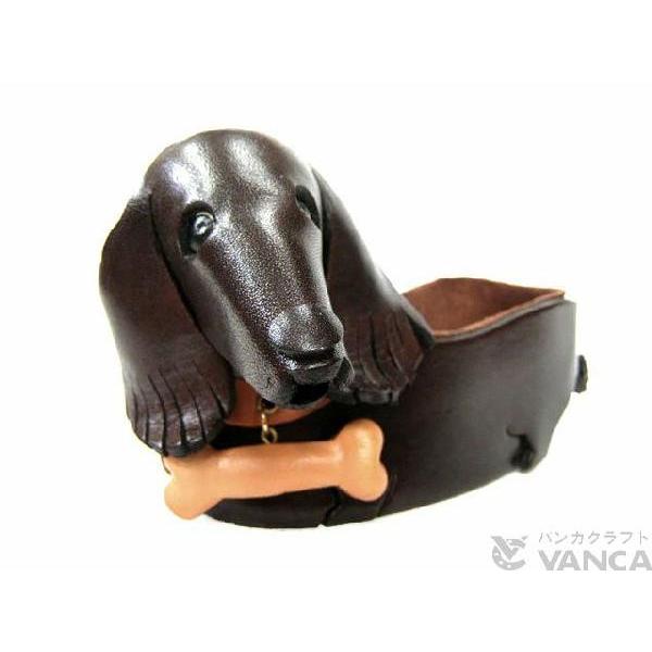 バンカクラフト本革製メガネスタンド　ダックスフンド　vanca ダックスフンド 犬 メガネスタンド メガネ入れ 送料無料 着後レビュー