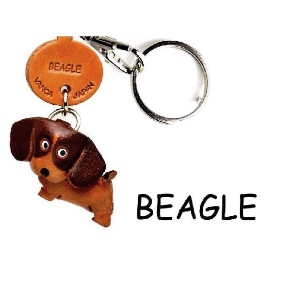 ビーグル 犬キーホルダー バンカクラフト 革物語 Vanca Craft レザー 雑貨 革小物 日本未発売 手作り わんこ ドッグ 名入れ可