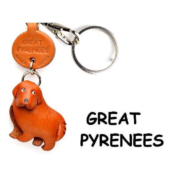 グレートピレニーズ 犬キーホルダー バンカクラフト 革物語 Vanca Craft レザー 手作り 雑貨 革小物 ドッグ わんこ 名入れ可 超人気新品
