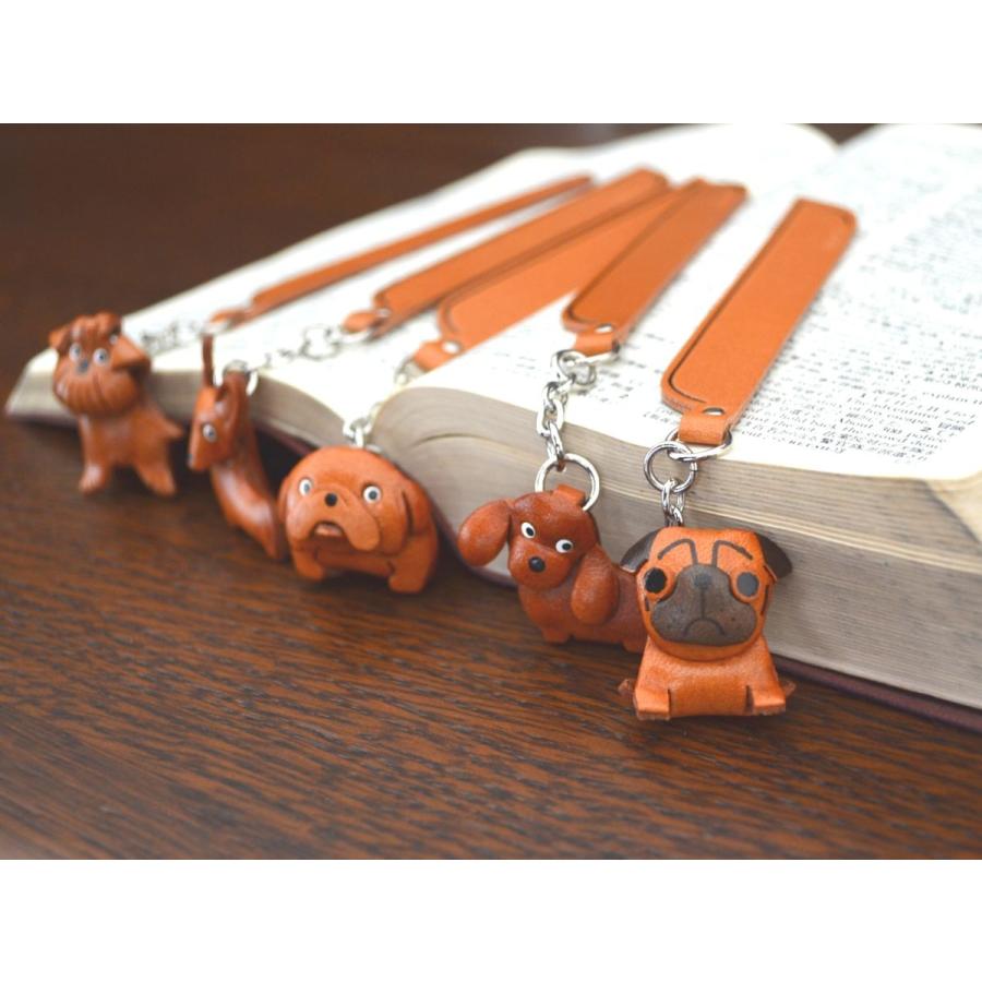チャームブックマーカー しおり】ミニチュアピンシャー B&T【栞