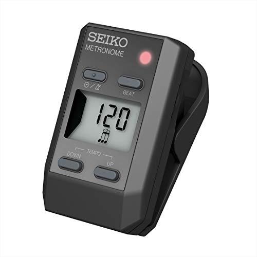 (未使用･未開封品)SEIKO セイコー メトロノーム クリップ式 デジタル ブラック DM51B 回転ボリュームで音量調節、消音も可能 SEIKO（セイコー） メトロノーム クリップ式 デジタル ブラック DM51B