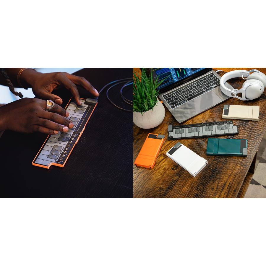 KORG（コルグ） KORG nanoKEY Fold FOLDABLE MIDI KEYBOARD LO(Lava