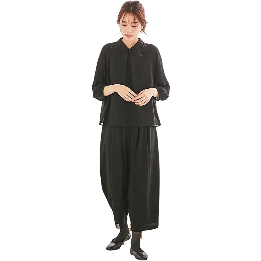 最新入荷 フォーマル 礼服 喪服 Nissen ニッセン 上下 4l 黒 大きいサイズ レディース 洗える 夏 パンツ ワイド ブラウス セット その他トップス Www Raviwebcoding Com