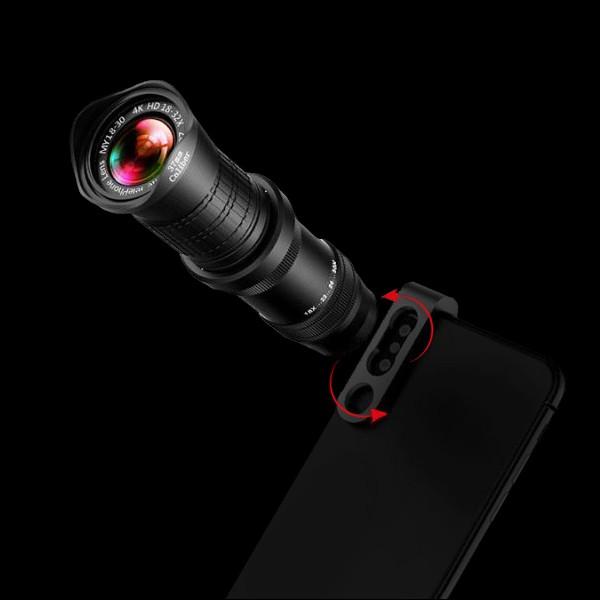 望遠レンズ スマホカメラレンズ スマホ望遠レンズ 最大30倍 最小18倍 倍率調整 スマホケース付き 三脚付き 軽量 宅急便 Acc0272 Vania Store 通販 Yahoo ショッピング
