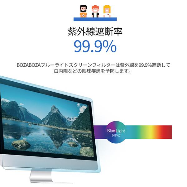 高性能 ブルーライトカットPC画面フィルター　光興行 光興業 ブルーライトカットフィルタースタンダード LED-190 1枚（直送