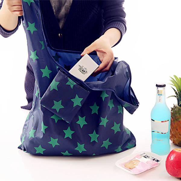 【2個セット】ミニエコバッグ サブバッグ かわいい おしゃれ マルシェ レジ袋 折り畳み 軽量 コンパクト 買い物 コンビニ ネコポス |  | 02