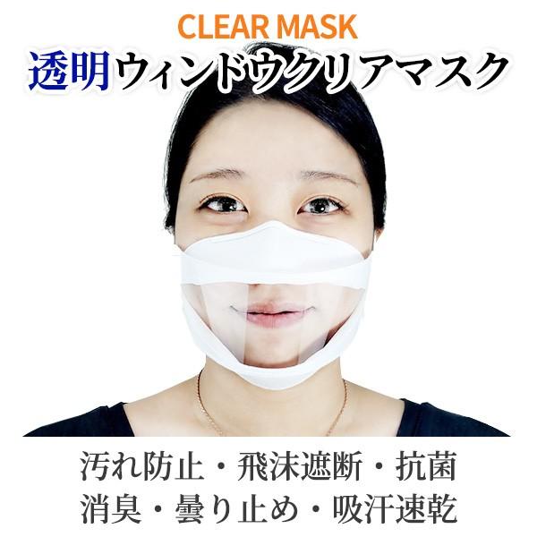 透明ウィンドウクリアマスク 大人用 子供用 繰り返し ワイヤーノーズ 曇り防止 口元 接客 飲食店  医療 飛沫防止 笑顔 聴覚障害 口が見える 男女兼用 ネコポス | 
