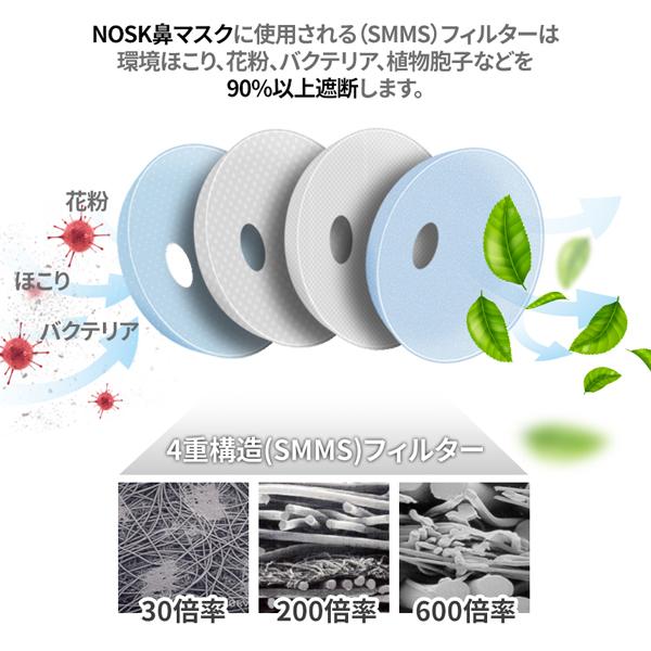 正規代理店 NOSK 鼻マスク 10枚 30日分 ノーズ 鼻挿入型 直接入れる