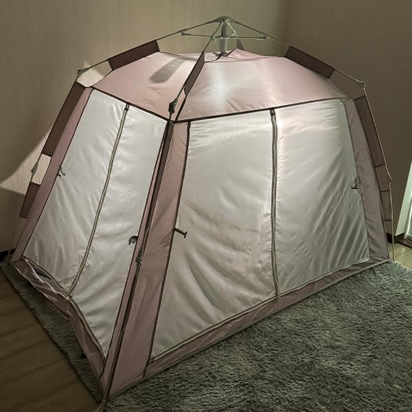 全自動室内テント 暖房テント プライベート空間 保温 保湿 寝室 災害時