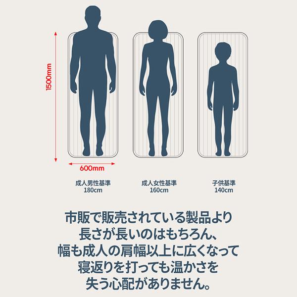 INEAST USBホットマット 電気毛布 モバイルバッテリー 車中泊 ア