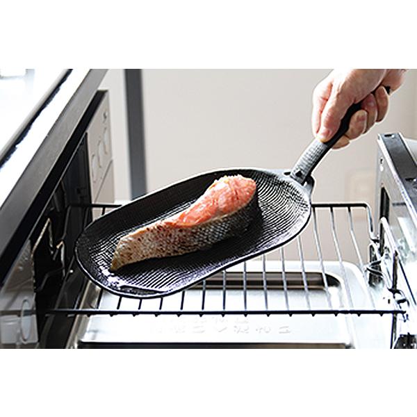 及源 南部鉄器 焼き焼きグリルぽっちゃり グリドル 国内産 日本製 魚