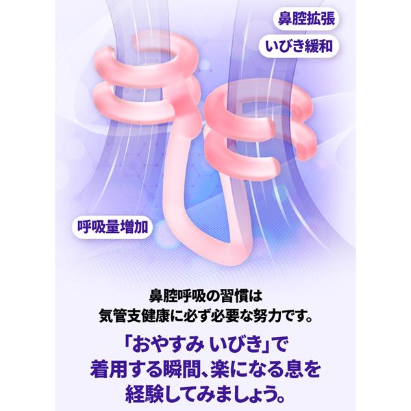 おやすみ いびき いびき防止グッズ 2個入り 拡張 NOSK 運動 勉強 集中
