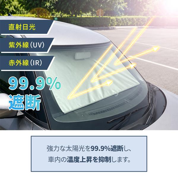 VANIA サンシェード 改良版 運転席側 ワンタッチ ロール式 車 フロント