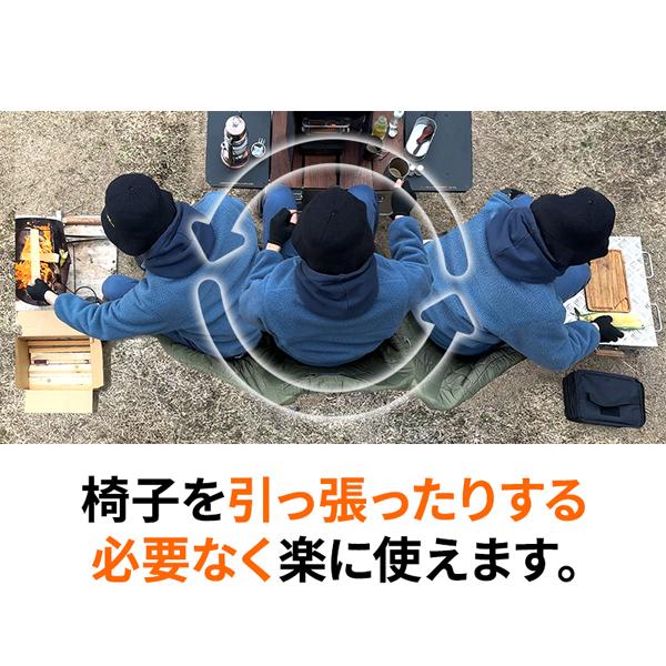 windswaves 折り畳みチェア 360度回転 椅子 スイベル 背もたれ付 軽量 アウトドア  キャンプ 背もたれ 釣り 簡単組立 宅急便の画像