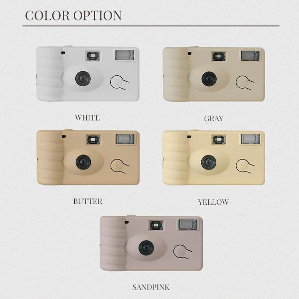 BOOIE公式代理店】 フィルムカメラ 使い捨てカメラ レトロ 韓国 エモイ