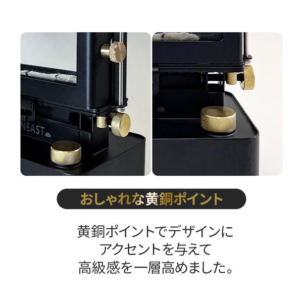 INEAST ミニアイロンストーブ オイルランプストーブ 暖炉 調理