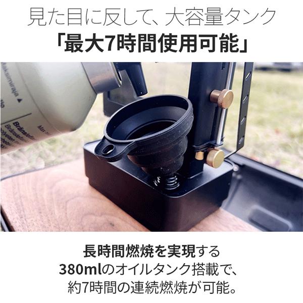 INEAST ミニアイロンストーブ オイルランプストーブ 暖炉 調理